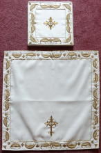White Roman Vestment hand embroidered